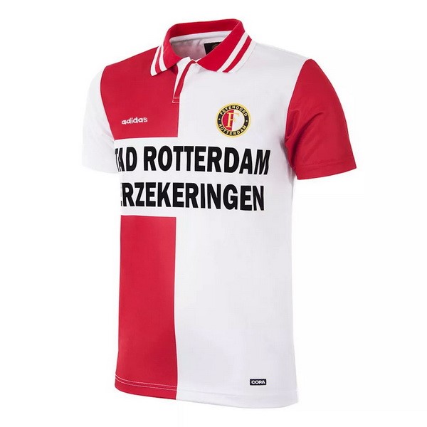 Tailandia Camiseta Feyenoord Rotterdam 1st Retro 1995 Rojo Blanco